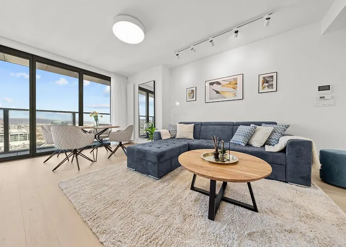 34th Floor - Touch The Clouds In The Tallest Building In Eurovea Apartmán Bratislava