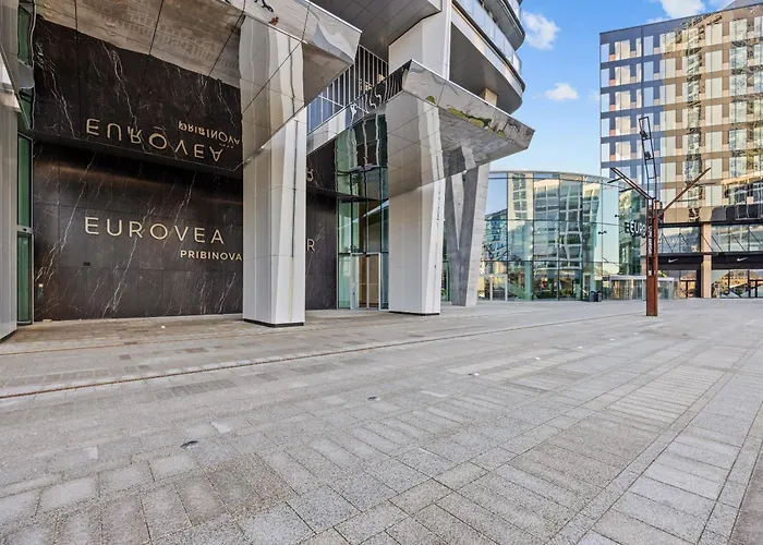 Apartmán 34th Floor - Touch The Clouds In The Tallest Building In Eurovea Bratislava